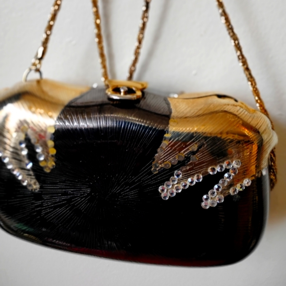 Black evening bag